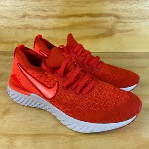 nike epic react flyknit 2 chile red